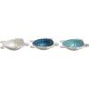 imageDeco 79 Aluminum Metal Turtle Handmade Serving Bowl  set of 3 8quot x 6quot x 2quot Multi ColoredMulti Colored