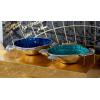 imageDeco 79 Aluminum Metal Turtle Handmade Serving Bowl  set of 3 8quot x 6quot x 2quot Multi ColoredMulti Colored