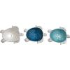 imageDeco 79 Aluminum Metal Turtle Handmade Serving Bowl  set of 3 8quot x 6quot x 2quot Multi ColoredMulti Colored