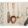 imageDeco 79 Aluminum Metal Utensils Home Wall Decor Knife Spoon and Fork Wall Sculpture Set of 3 Wall Art 4quotW 23quotH SilverGold