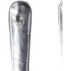 imageDeco 79 Aluminum Metal Utensils Home Wall Decor Knife Spoon and Fork Wall Sculpture Set of 3 Wall Art 4quotW 23quotH SilverSilver