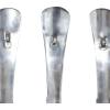 imageDeco 79 Aluminum Metal Utensils Home Wall Decor Knife Spoon and Fork Wall Sculpture Set of 3 Wall Art 4quotW 23quotH SilverSilver