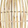 imageDeco 79 Bamboo Wood Handmade Decorative Vase Open Frame Centerpiece Vase with White Metal Accents Vase for Home Decoration 13quot x 13quot x 17quot Brown11 x 11 x 16