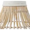 imageDeco 79 Bamboo Wood Handmade Decorative Vase Open Frame Centerpiece Vase with White Metal Accents Vase for Home Decoration 13quot x 13quot x 17quot Brown13 x 13 x 17