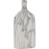 imageDeco 79 Ceramic Decorative Vase Faux Marble Centerpiece Vases set of 3 Flower Vases for Home Decoration 6quot x 3quot x 13quot Gray