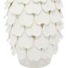 imageDeco 79 Ceramic Room Table Lamp Layered Petal Accent Lamp Lamp 15quot x 15quot x 28quot WhiteWhite