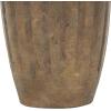 imageDeco 79 Ceramic Room Table Lamp Ombre Accent Lamp with Drum Shade Lamp 15quot x 15quot x 23quot BlackBrown