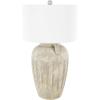 imageDeco 79 Ceramic Room Table Lamp Ombre Accent Lamp with Drum Shade Lamp 15quot x 15quot x 23quot BlackCream
