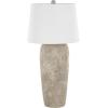 imageDeco 79 Ceramic Room Table Lamp Ombre Accent Lamp with Drum Shade Lamp 15quot x 15quot x 23quot BlackLight Brown