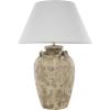 imageDeco 79 Ceramic Room Table Lamp Ombre Accent Lamp with Drum Shade Lamp 15quot x 15quot x 23quot BlackLight Brown