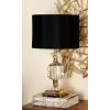 imageDeco 79 Crystal Room Table Lamp Accent Lamp with Gold Accents Lamp 14quot x 14quot x 24quot Black