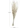 imageDeco 79 Dried Plant Palm Leaf Handmade Home Decor Natural Foliage Tall Floral Bouquet Natural Dried Foliage with Branches Foliage for Decoration 8quot x 3quot x 39quot GrayBeige