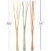 imageDeco 79 Dried Plant Pigeon pea Tall Sticks Natural Foliage Set of 2 7quotW 56quotH Brown2W  57H