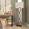 imageDeco 79 Jute Rope Room Floor Lamp Rope Standing Tall Lamp with Linen Shade Tall Lamp 20quot x 9quot x 63quot Brown