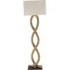 imageDeco 79 Jute Rope Room Floor Lamp Rope Standing Tall Lamp with Linen Shade Tall Lamp 20quot x 9quot x 63quot Brown
