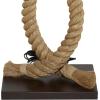 imageDeco 79 Jute Rope Room Floor Lamp Rope Standing Tall Lamp with Linen Shade Tall Lamp 20quot x 9quot x 63quot Brown