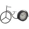 imageDeco 79 Metal Decorative Clock Bike Mantel Clock Tabletop Clock 13quot x 3quot x 12quot BrownBlack