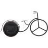 imageDeco 79 Metal Decorative Clock Bike Mantel Clock Tabletop Clock 13quot x 3quot x 12quot BrownBlack
