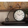 imageDeco 79 Metal Decorative Clock Bike Mantel Clock Tabletop Clock 13quot x 3quot x 12quot BrownBlack