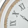 imageDeco 79 Metal Decorative Wall Clock for Home and Room 24quot x 3quot x 24quot White