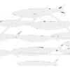 imageDeco 79 Metal Fish Home Wall Decor Indoor Outdoor Wall Sculpture Wall Art 27quot x 1quot x 22quot BlueBlue