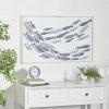 imageDeco 79 Metal Fish Home Wall Decor Indoor Outdoor Wall Sculpture Wall Art 27quot x 1quot x 22quot BlueBlue