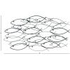 imageDeco 79 Metal Fish Home Wall Decor Indoor Outdoor Wall Sculpture Wall Art 27quot x 1quot x 22quot BlueDark Gray