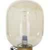imageDeco 79 Metal Room Table Lamp Accent Lamp with Clear Dome Shaped Shade and Marble Base Lamp 10quot x 10quot x 14quot Gold10 x 10 x 16