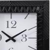 imageDeco 79 Metal Square Wall Clock 12quot x 3quot x 12quot Black