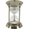 imageDeco 79 Metal Timer Hourglass Sand  6quot x 6quot x 9quot BrassBrass