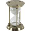 imageDeco 79 Metal Timer Hourglass Sand  6quot x 6quot x 9quot BrassBrass