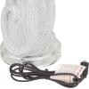 imageDeco 79 Polystone Leopard Room Table Lamp Accent Lamp set of 2 Lamp 13quot x 13quot x 29quot SilverSilver