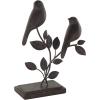 imageDeco 79 Polystone Parrot Decorative Sculpture Home Decor Statue Accent Figurine 3quot x 3quot x 9quot GoldBlack