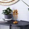imageDeco 79 Polystone Parrot Decorative Sculpture Home Decor Statue Accent Figurine 3quot x 3quot x 9quot GoldGold
