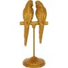 imageDeco 79 Polystone Parrot Decorative Sculpture Home Decor Statue Accent Figurine 3quot x 3quot x 9quot GoldGold