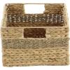 imageDeco 79 Seagrass Handmade Decorative and Functional Storage Basket Basket Organizer with Handles Set of 4 Basket for Storage 16quot 14quot 12quot 10quotW Light Brown
