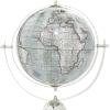 imageDeco 79 Stainless Steel Metal Globe 10quot x 7quot x 11quot SilverBrown
