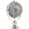 imageDeco 79 Stainless Steel Metal Globe 10quot x 7quot x 11quot SilverBrown