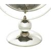 imageDeco 79 Stainless Steel Metal Globe 10quot x 7quot x 11quot SilverSilver