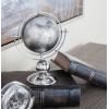 imageDeco 79 Stainless Steel Metal Globe 10quot x 7quot x 11quot SilverSilver
