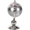 imageDeco 79 Stainless Steel Metal Globe 10quot x 7quot x 11quot SilverSilver