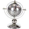 imageDeco 79 Stainless Steel Metal Globe 10quot x 7quot x 11quot SilverSilver