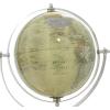 imageDeco 79 Stainless Steel Metal Globe 10quot x 7quot x 11quot SilverYellow