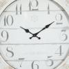 imageDeco 79 Wood Sail Boat Decorative Wall Clock with Ship Wheel for Home and Room 28quot x 2quot x 28quot BlueBlue