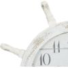 imageDeco 79 Wood Sail Boat Decorative Wall Clock with Ship Wheel for Home and Room 28quot x 2quot x 28quot BlueBlue