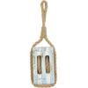 imageDeco 79 Wood Sail Boat Home Wall Decor Pulley Wall Sculpture Wall Art 14quot x 5quot x 4quot BlueWall Art 14 x 5 x 4