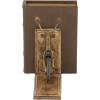 imageDeco 79 Wooden Bike Decorative Bookends Non Skid Bookends Set of 2 Office Bookends7quotW 9quotH Brass