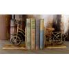 imageDeco 79 Wooden Bike Decorative Bookends Non Skid Bookends Set of 2 Office Bookends7quotW 9quotH Brass