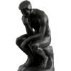 imageThe Novogratz Polystone People The Thinker Bookends Set of 2 5quotW 9quotH Black