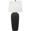 imageDeco 79 Ceramic Room Table Lamp Ombre Accent Lamp with Drum Shade Lamp 15quot x 15quot x 23quot BlackBlack